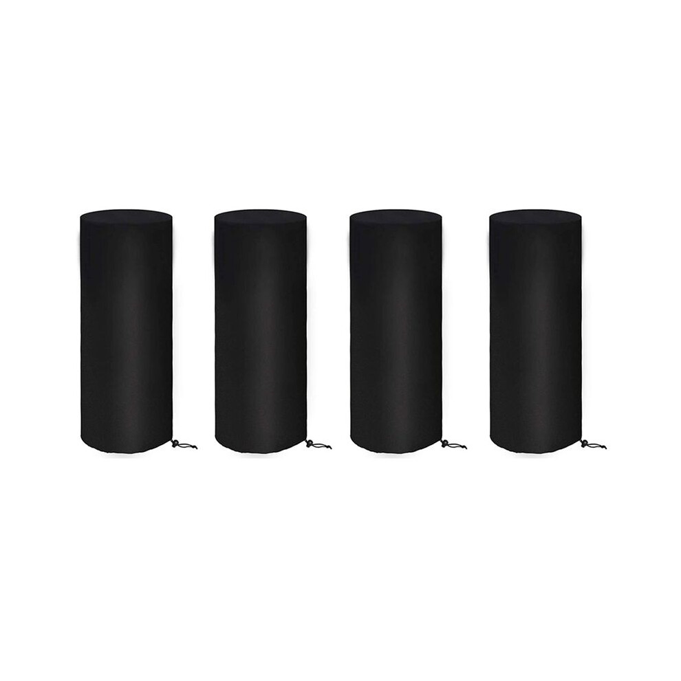 4X Patio Heater Covers Waterproof Outdoor Heater Cover 210D Oxford Waterproof, Windproof, Protection Around 50X50x120 Cm 6032530953185