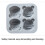Silicone cake mold muffin baking pan12-cavity 2