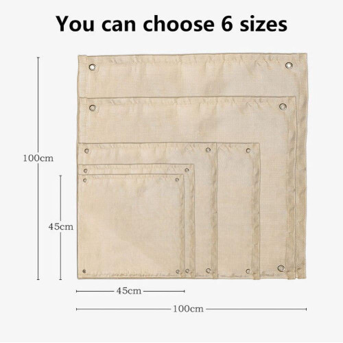 Fiberglass Fire Retardant Blanket 17.7 x 17.7 Inch 2