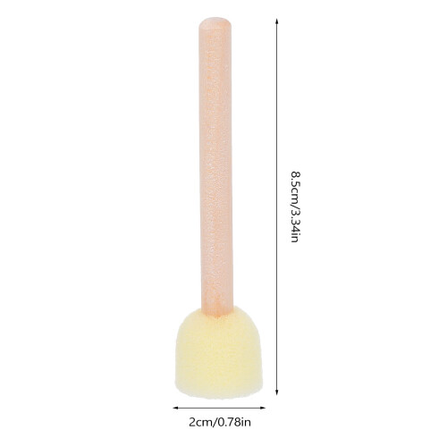 UNOMOR Sponge Paint Applicators Round Yellow 20Pack 1