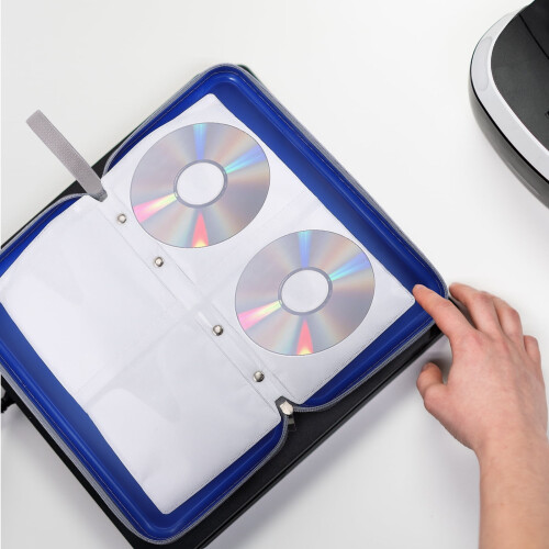 Cassette Tape Organizer Binder with CD and DVD Storage 1