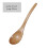 Conjunto de garfo e colher de bambu Leott, utensílios de cozinha de madeira. 7