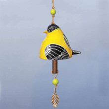 Bird Song Bell Resin Pendant Wind Chime 1 Piece