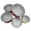 Ensemble de bols en acier inoxydable avec couvercles, 5 pièces 6