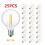 25PCS Low Voltage G40 DC12V Led Light Bulbs 1W E12 Plastic Replace Bulb for Off-Grid Solar String Light Camping RV 3