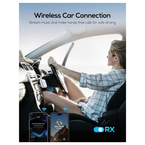 Wireless Audio Transmitter Receiver,  Adapter for All 3.5mm Jacks 2