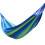 Outdoor hammock canvas stripe 280x80 cm blue 2