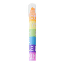Yakbaofuo Kreativní 6barevná pera s měnícími se barvami, studenti používají fixy s barevnými pastelkami, objemová inkoustová pera,