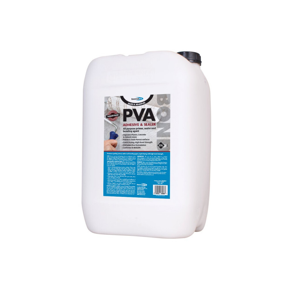 25L Pva Adhesive & Sealer All Purpose Primer Bonding Agent Glue 5056813317472