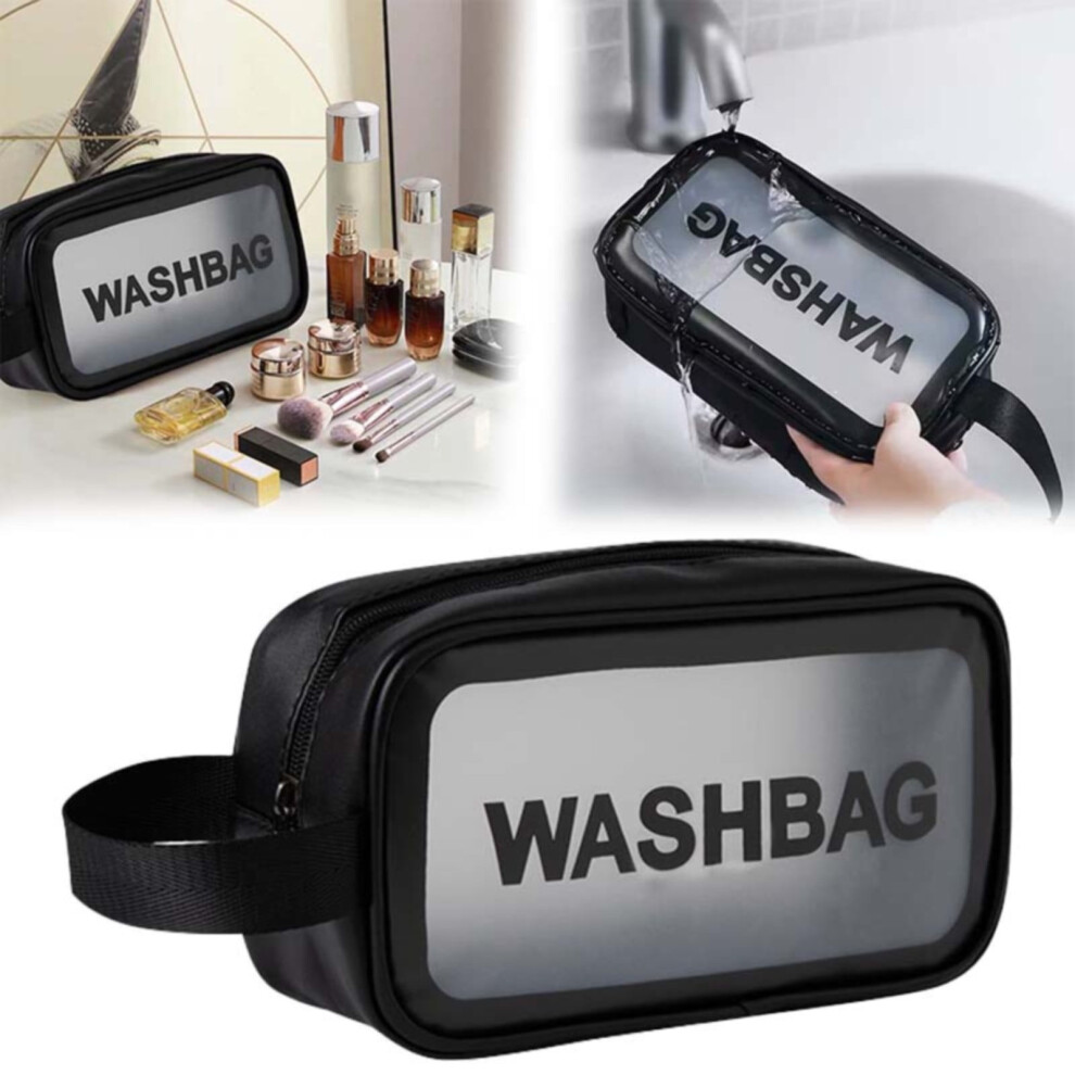 Yakbaofuo transparent makeup bag with divider 1 piece