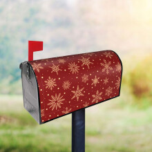 Yakbaofuo Juleophæng Julepostkasse Standardstørrelse 18" X 21" Postkasse Post Postkassedæksel Til Julehave Havedekoration Udsalg