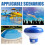 Distributeur de chlore pour piscine à gobelet flottant (4 pièces) 5