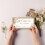 Rose Blank Gift Certificates with Envelopes 40 pcs 6.63 x 5