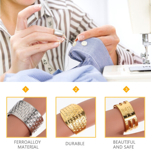 Eease sewing thimble finger protectors 12 pcs 2
