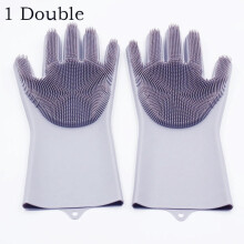 Silicone Cleaning Gloves Heat Resistant 1 Pair