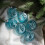 Transparent Christmas Ball Blue Acrylic 6cm 4