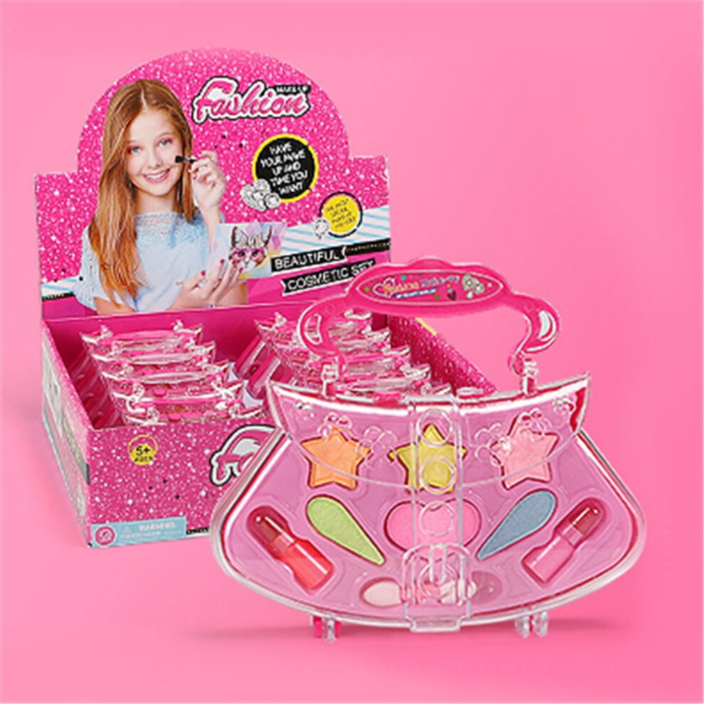 Pretend Makeup Toys for Girls 3D Handbag Set Non-Toxic