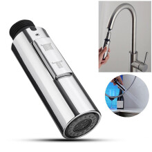 Kitchen Sink Faucet with Dual-Function Pull-Out Spray