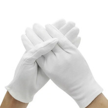 Cotton Gloves Breathable Work Gloves XL 6 Pairs