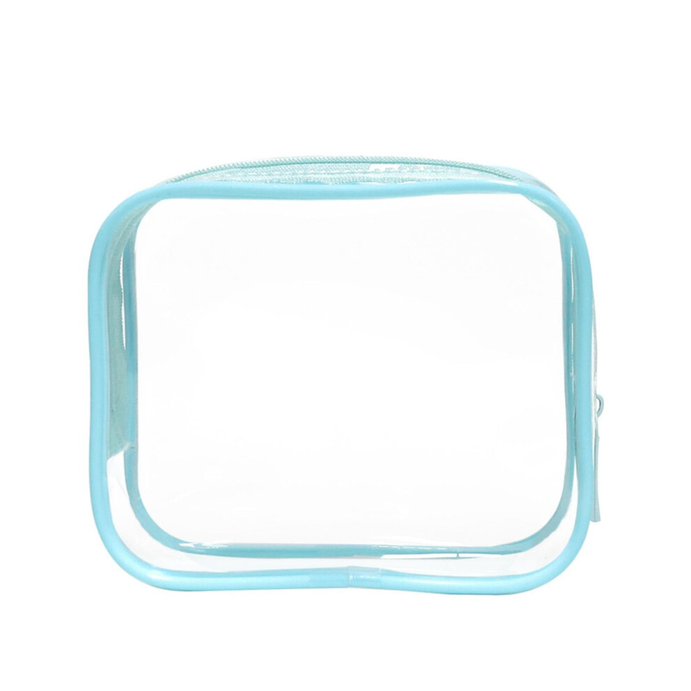 Yakbaofuo transparent makeup and toiletry bag quarter-sized