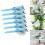 Christmas Bird Ornament Blue White 6-Pack 1