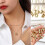 Bubble Letter Necklace Balloon Initial Pendant 1pc 2