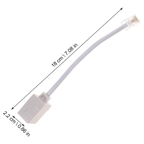 RJ11 to Ethernet converter adapter cable 2