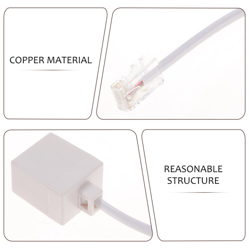 RJ11 to Ethernet converter adapter cable 1