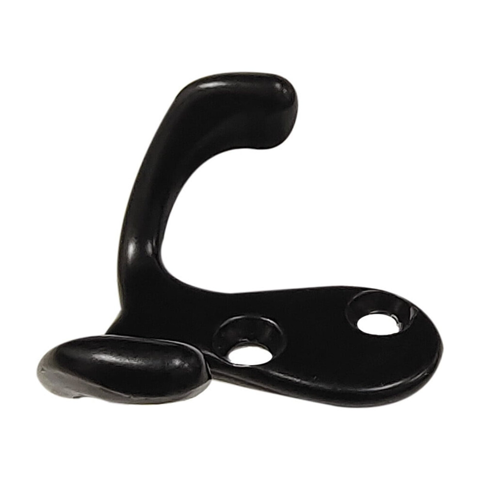 Yakbaofuo Coat Hooks Heavy Duty Double Prong 1 Pack 969218242537