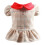 Dog harness dress with D-ring for walking, small size 1
