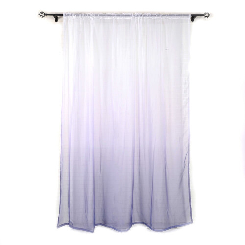 Ombre Chiffon Sheer Curtains Divider Drapes 39.37 x 78.74 1