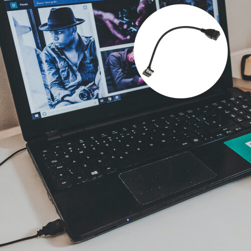 Cable de extensión USB 3.0 con adaptador de ángulo recto de 90 grados 1