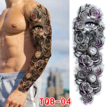 Arm Temporary Tattoo Sticker 3D Waterproof 12pcs