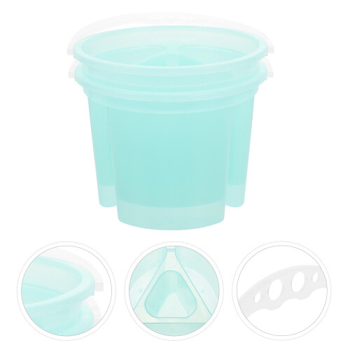 Artist Brush Basin Plastic Paint Washer 2 pcs 2