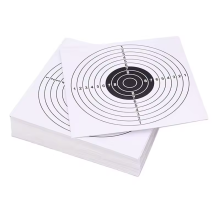 White Shooting Practice Paper Target Air Shot Paper Targets for BB Catcher Target Holder Pellet Trap