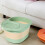 Livrdious foldable foot bath bucket with handle and lid 5