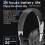 Bluetooth Headset Over-Ear Foldable Wireless Hi-Fi Stereo 7