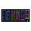 Excel shortcut keys mouse pad large non-slip stitched edge 2