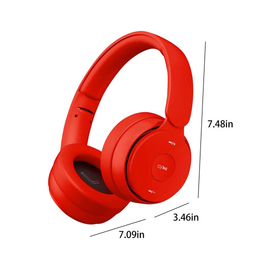 Jacenvly Bluetooth headphones wireless wired heavy bass 2