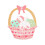 Conejo de Pascua de madera para mesa decorativa (1 pieza) 1