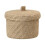 Storage Basket with Lid Woven Decorative 1 Piece 1
