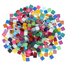 Crystal Glass Mosaic Tiles 1x1cm 300g Mix Colors