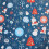 Christmas wrapping paper snowflake tree design 1 roll 1