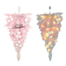 Christmas Stair Swag Artificial Teardrop Pink 23.6 Inch
