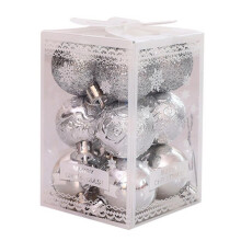 Christmas Balls Ornaments Shatterproof Frosted 12 pcs