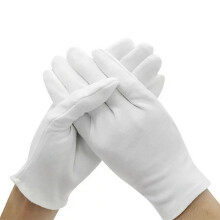 Cotton Gloves Breathable Work Gloves for Women 6 Pairs