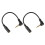 TRS to TRRS 3.5mm Microphone Adapter Cable 2PCS 3
