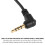 TRS to TRRS 3.5mm Microphone Adapter Cable 2PCS 5