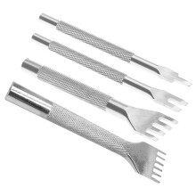 Steel Leather Punching Tool Kit 4mm 4 pcs