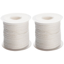 Cotton Candle Wicks Organic White 2 Rolls